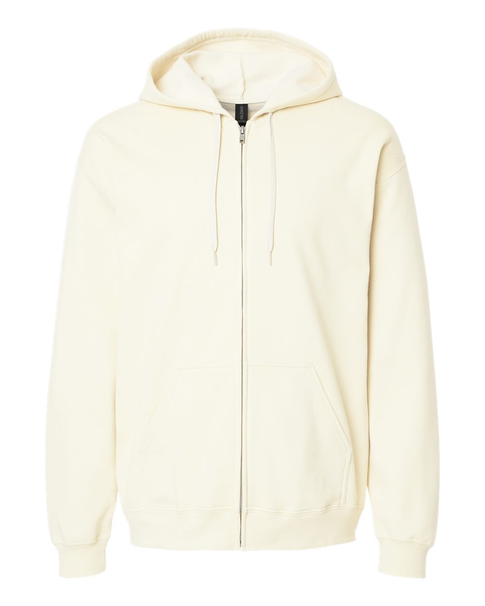 Gildan Unisex Softstyle® Midweight Full-Zip Hooded Sweatshirt. SF600 - Off White
