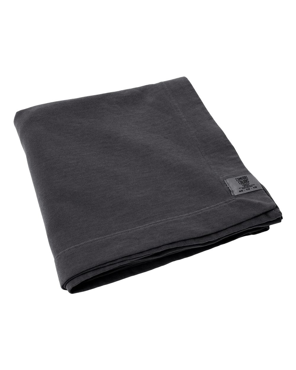 Comfort Colors Garment-Dyed Fleece Dorm Blanket. 15BT - Pepper