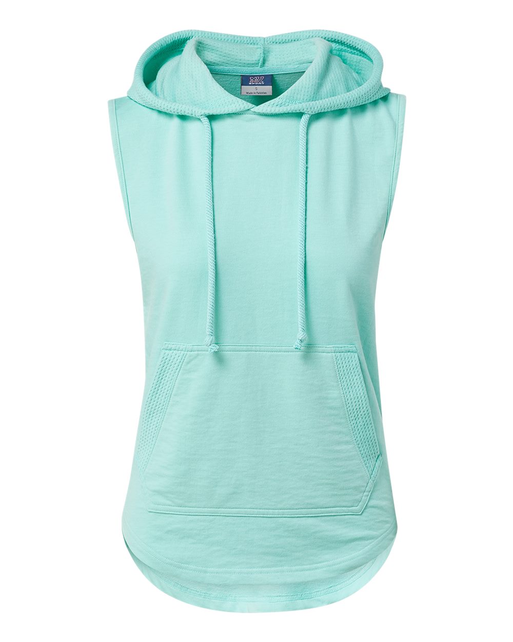MV Sport Women's Kinsley Sleeveless Hooded Sweatshirt. W24131 - Oasis
