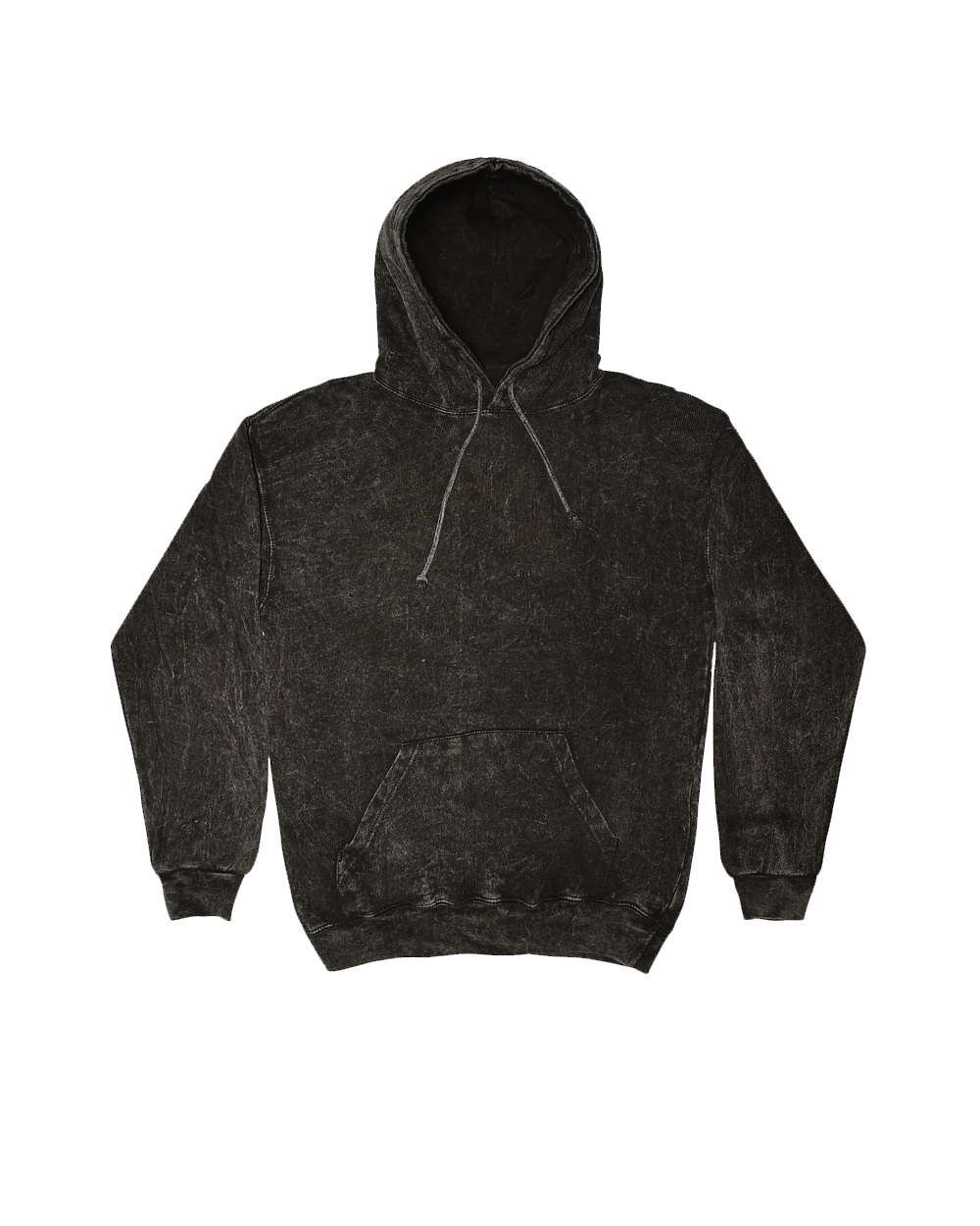 Colortone Unisex Mineral Wash Hooded Sweatshirt. 8300 - Black
