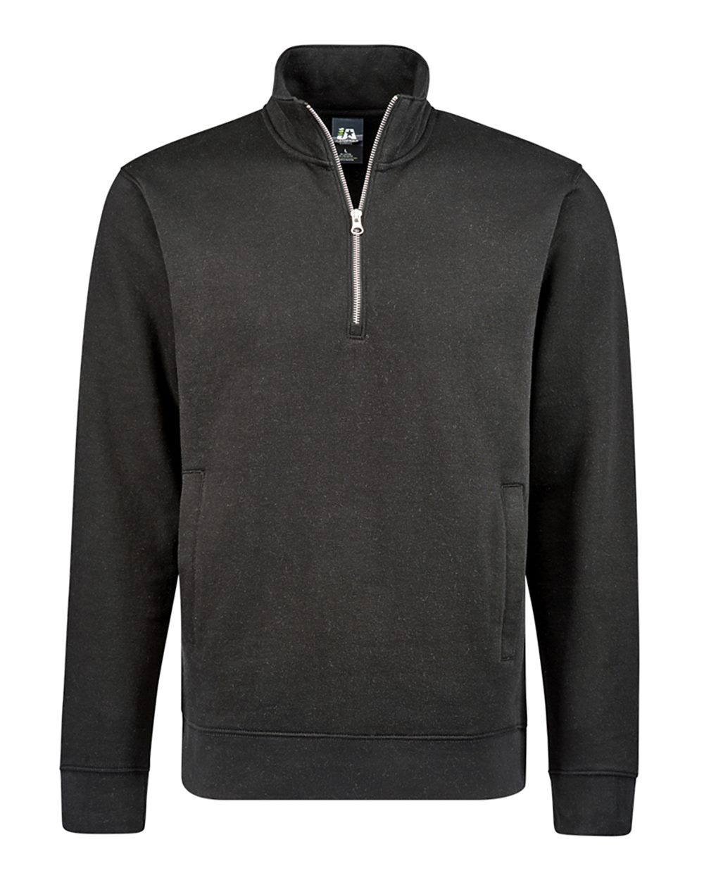 J. America Unisex BTB Fleece Quarter-Zip Sweatshirt. 8722 - Black