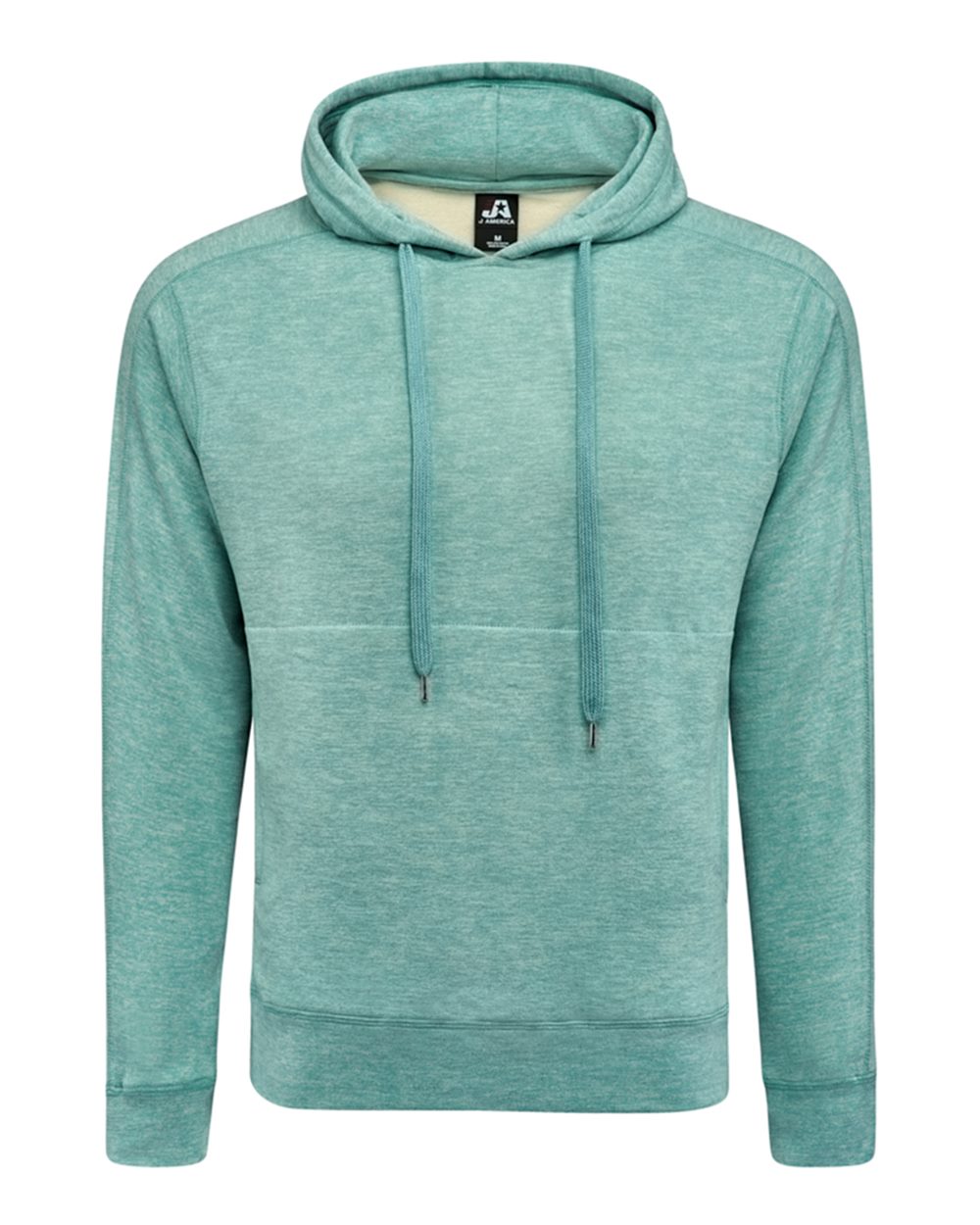 J. America Unisex Electric Fleece Hooded Sweatshirt. 8740 - Electric Jade