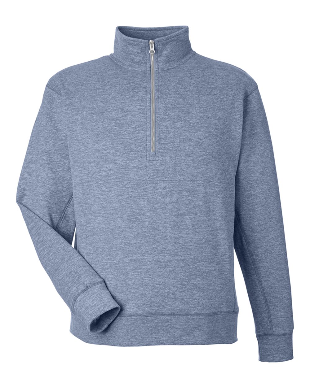 J. America Unisex Electric Fleece Quarter-Zip Sweatshirt. 8741 - Electric Midnight