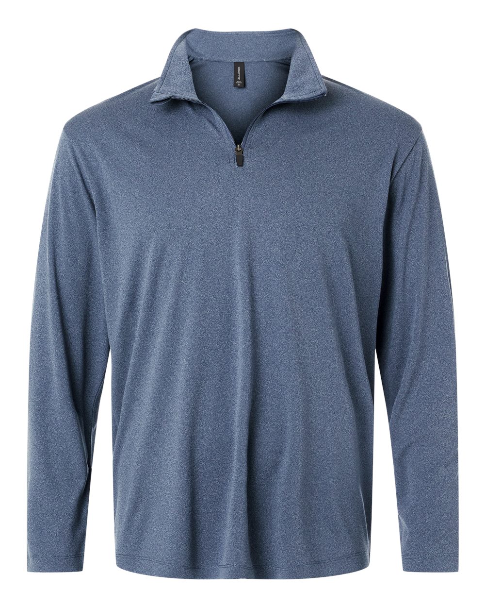 AllPro Men's Pro-Lock Performance Quarter-Zip Pullover. 41870 - Heather Navy