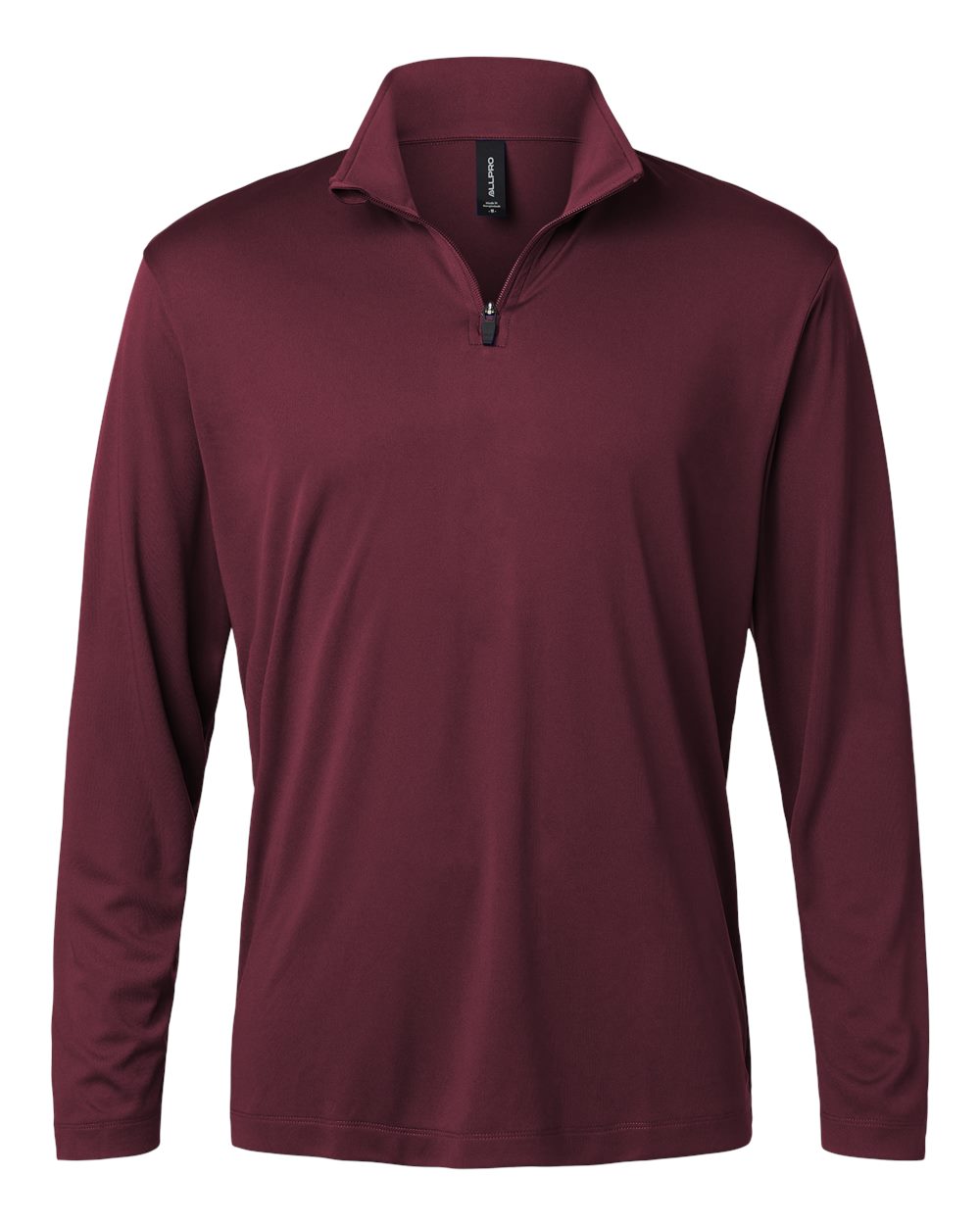 AllPro Men's Pro-Lock Performance Quarter-Zip Pullover. 41870 - Maroon