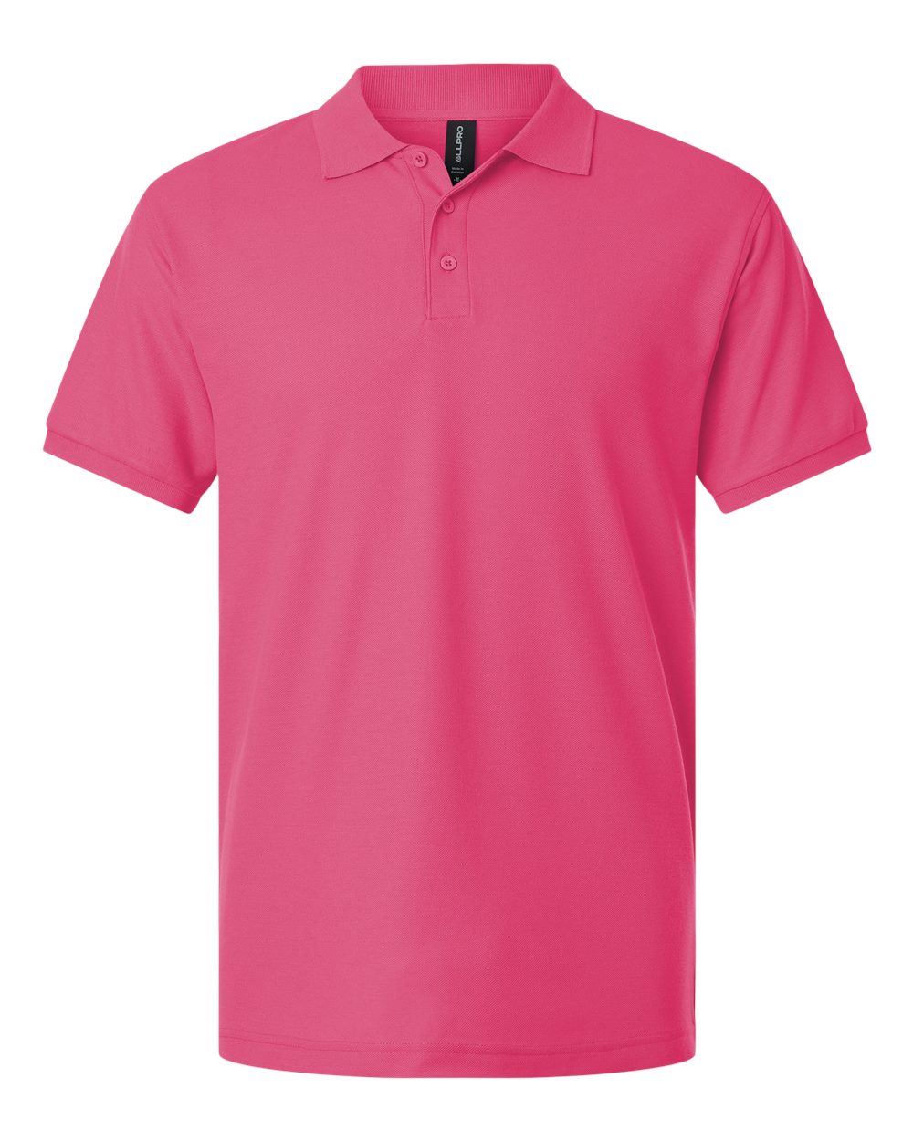AllPro Men's Pique Polo. 62800 - Bright Pink