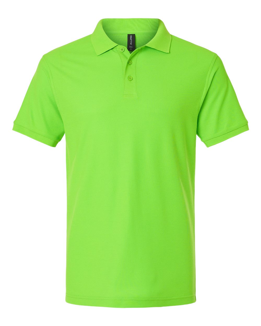 AllPro Men's Pique Polo. 62800 - Lime