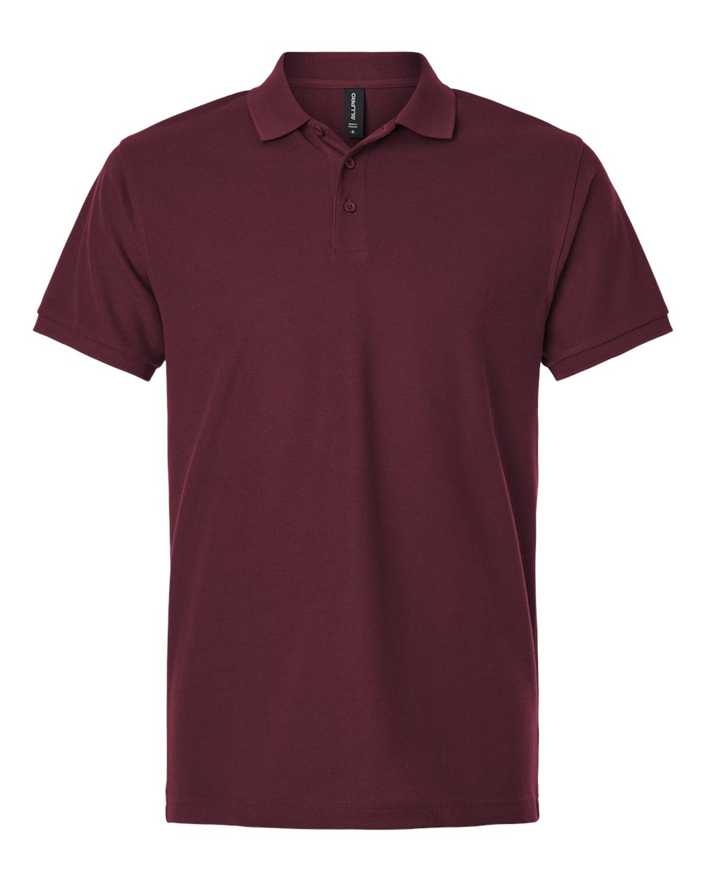 AllPro Men's Pique Polo. 62800 - Maroon