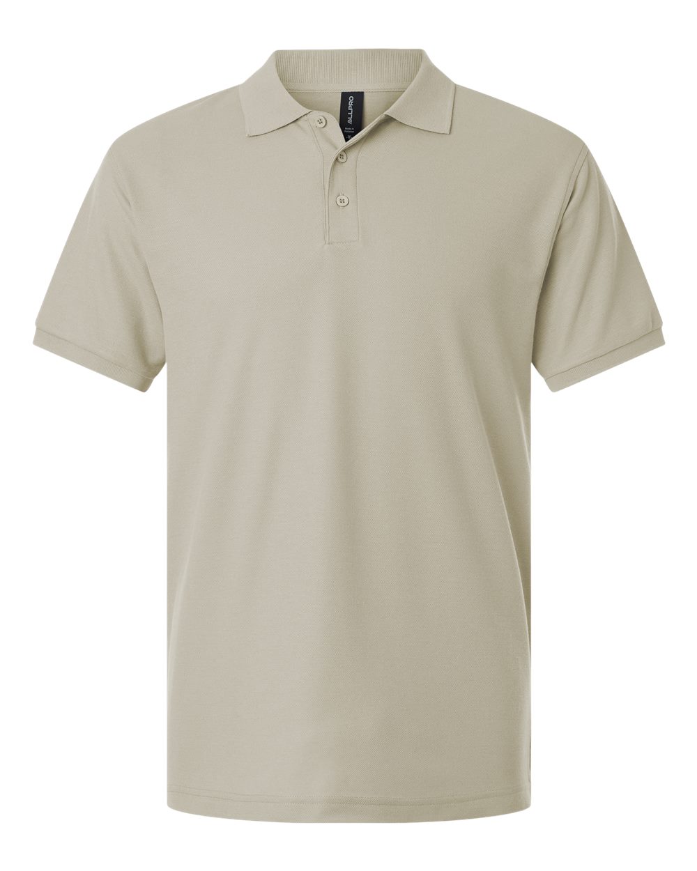 AllPro Men's Pique Polo. 62800 - Sand