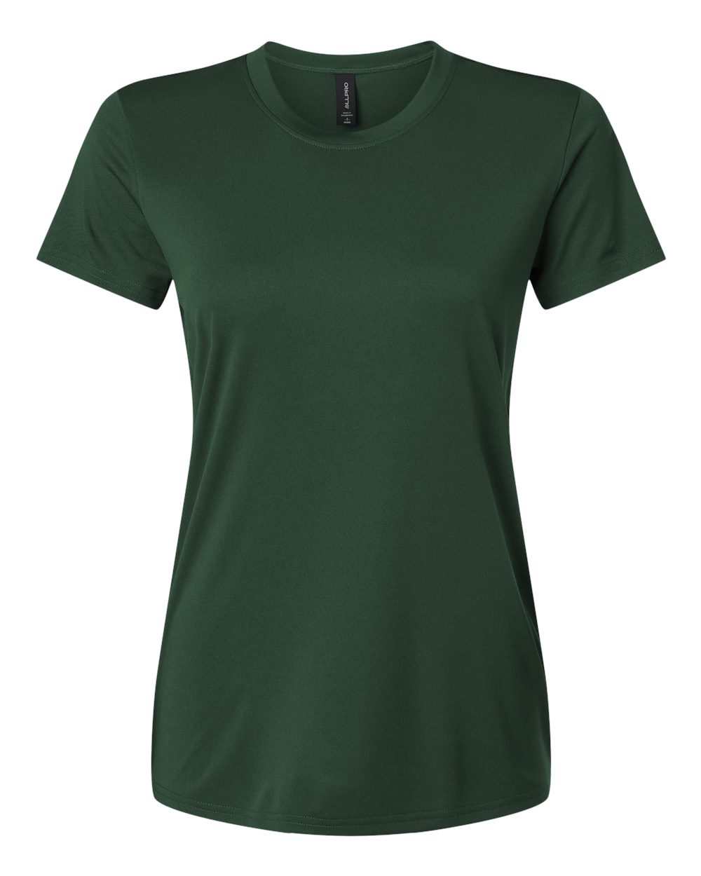 AllPro Women's Pro-Lock Performance T-Shirt. 48000L - Forest Green