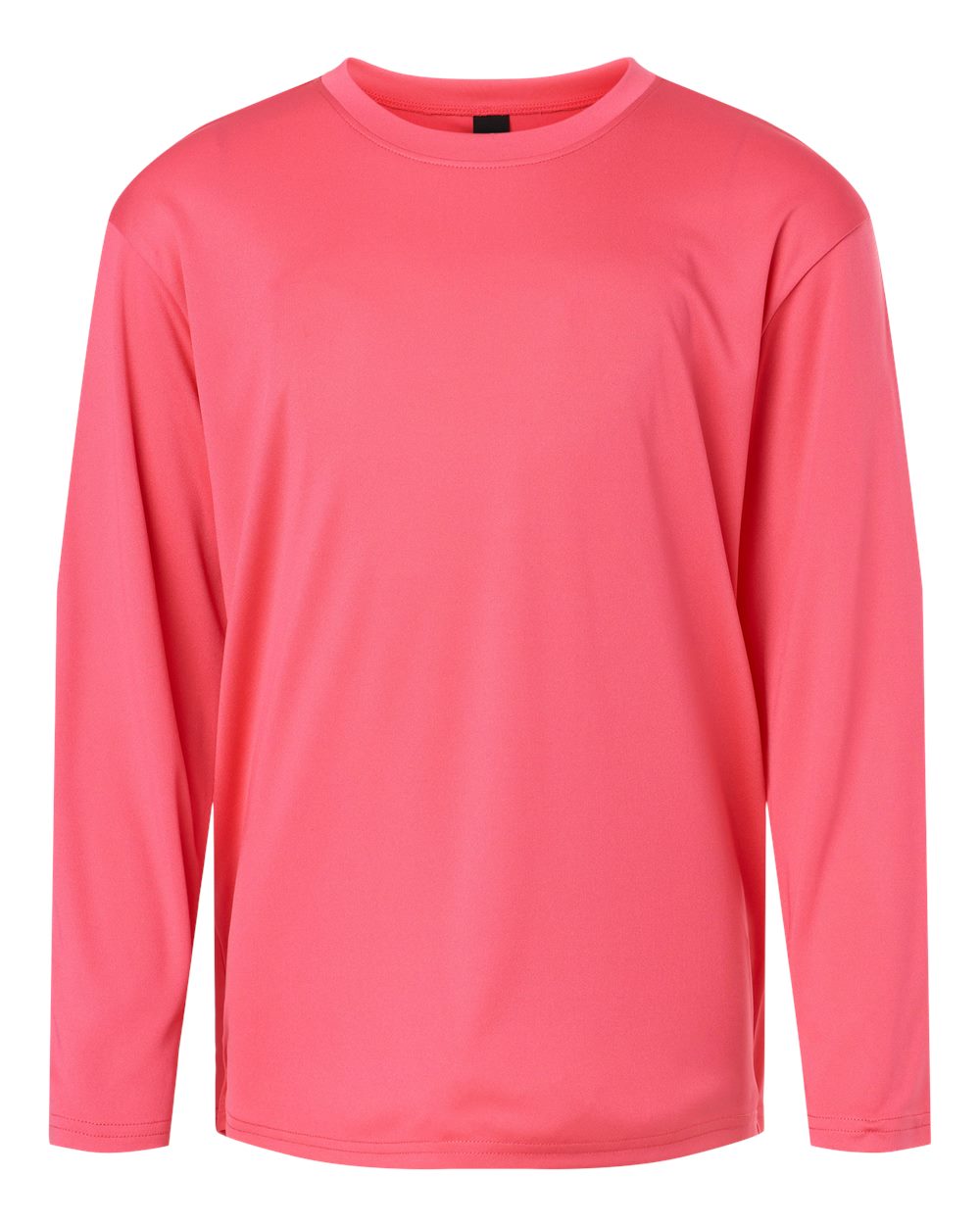 AllPro Youth Pro-Lock Performance Long Sleeve T-Shirt. 48400Y - Bright Pink
