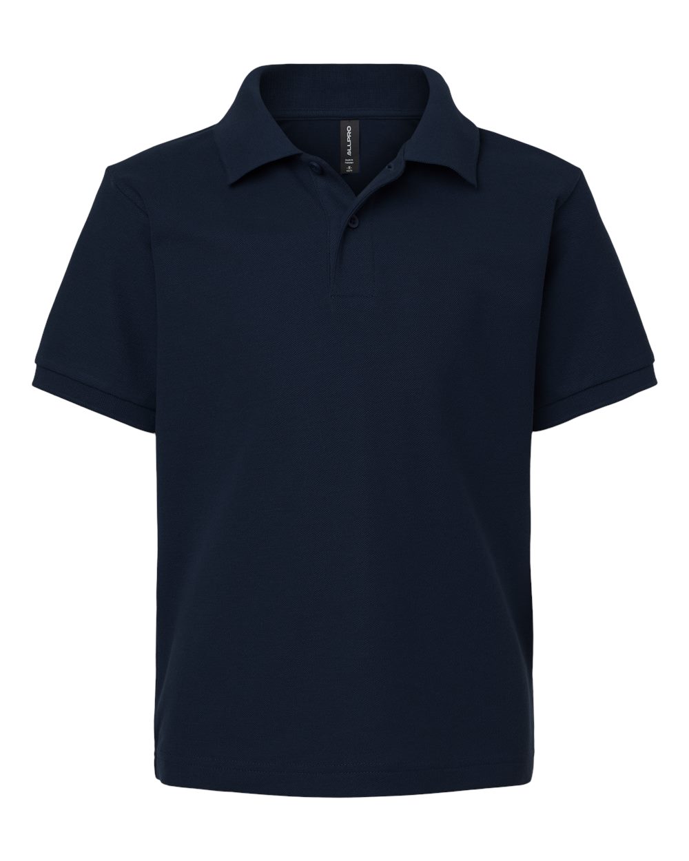 AllPro Youth Pique Polo. 62800Y - Navy