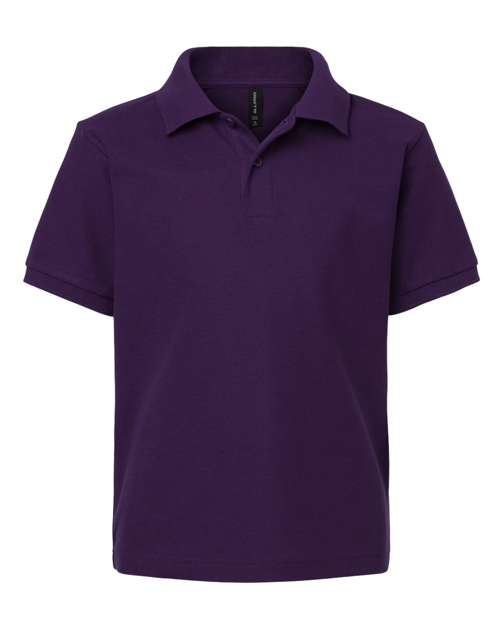 AllPro Youth Pique Polo. 62800Y - Purple