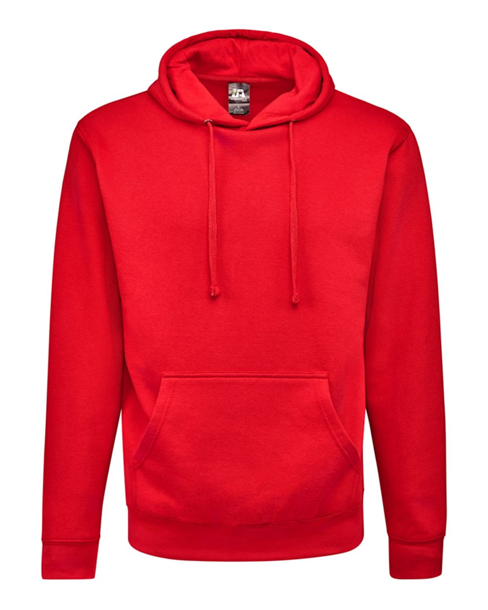 J. America Unisex BTB Fleece Hooded Sweatshirt. 8720 - Red