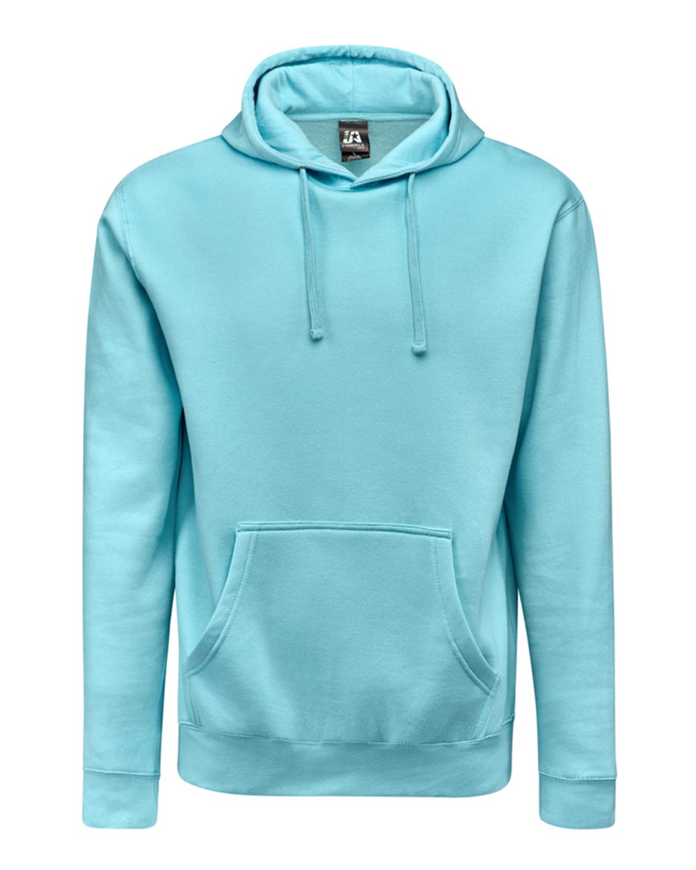J. America Unisex BTB Fleece Hooded Sweatshirt. 8720 - Sky