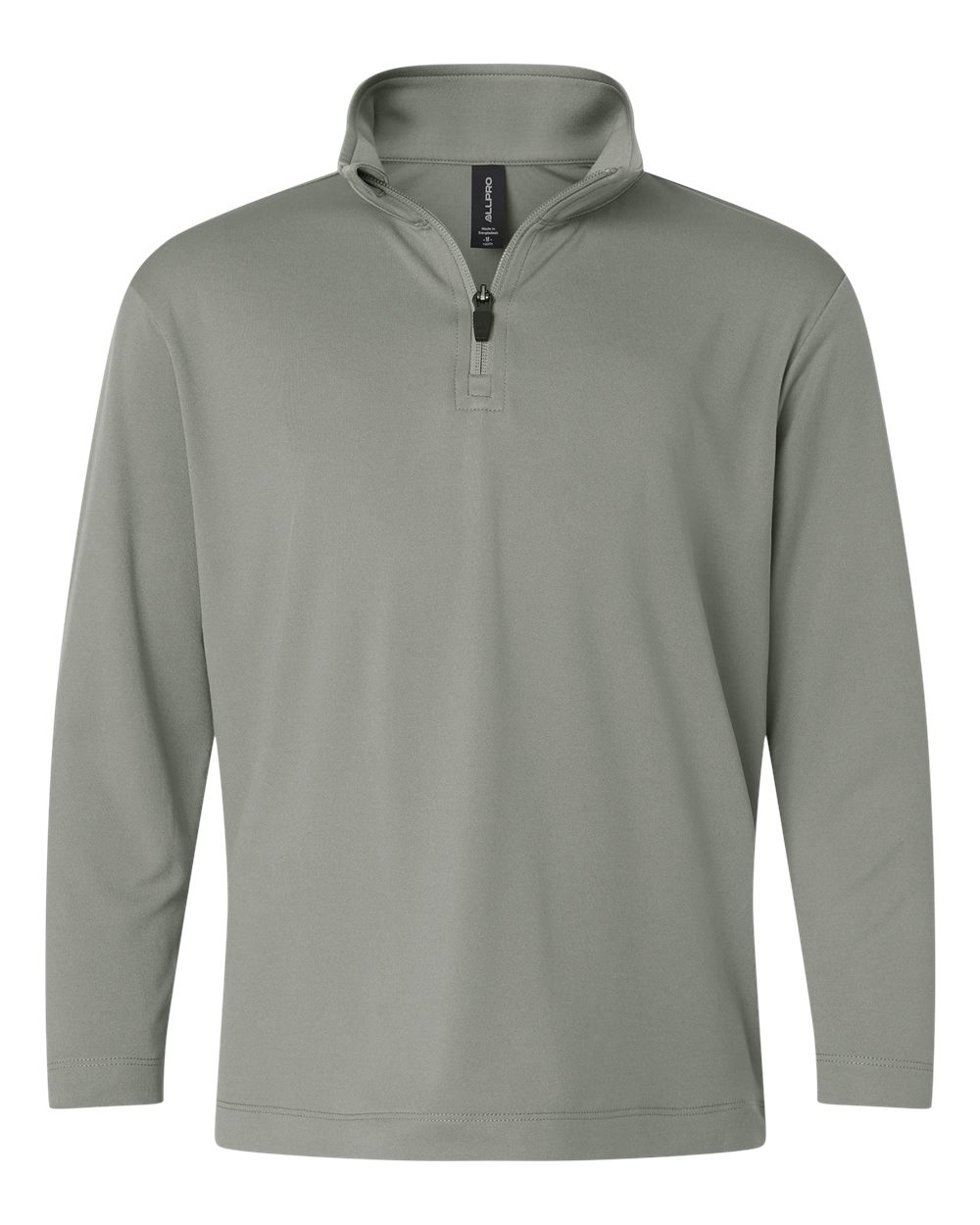 AllPro Youth Pro-Lock Performance Quarter-Zip Pullover. 41870Y - Greystone