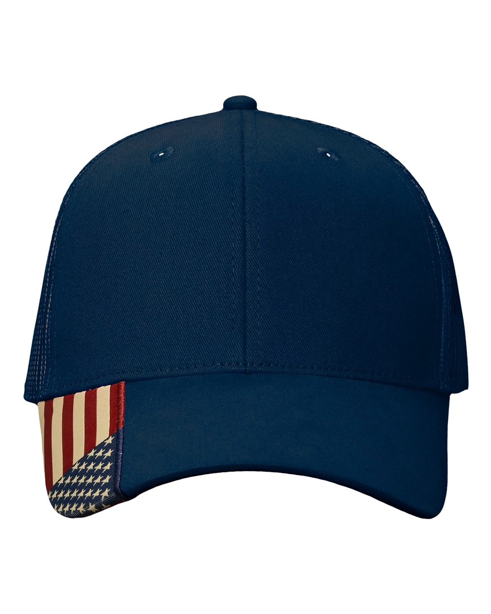 Kati USA Flag Mesh Cap. AM350M - Navy/ USA Mesh