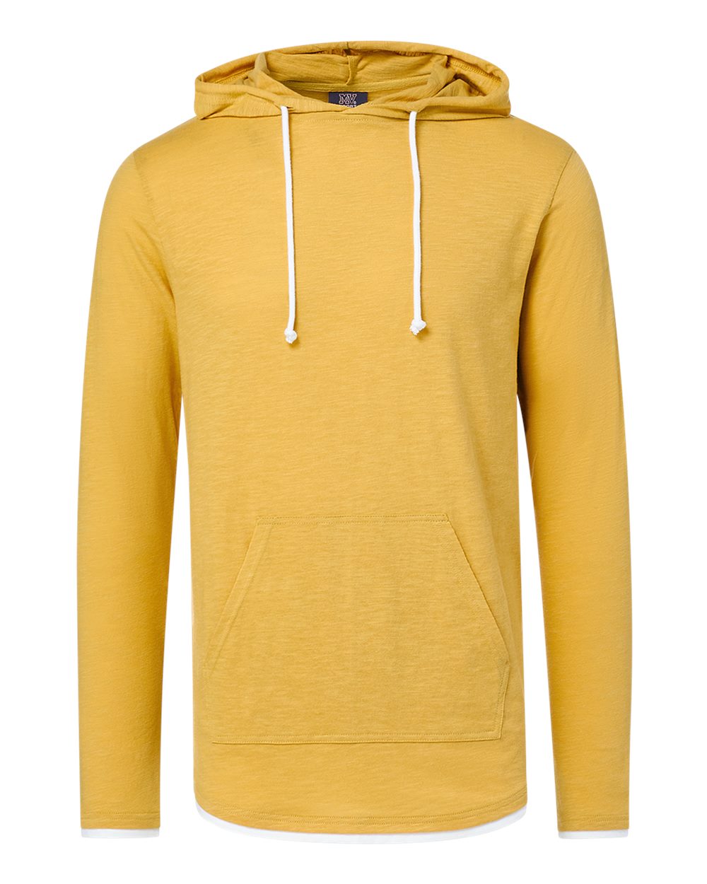 MV Sport Unisex Miles Slub Hooded Long Sleeve T-Shirt. 24401 - Ginger