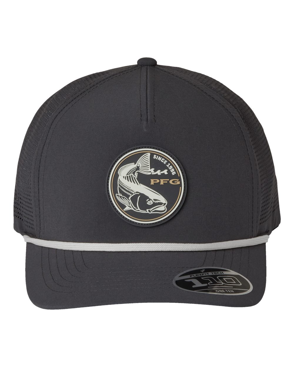 Columbia Tidal Pursuit™ 3D Stretch Snapback Cap. 212134 - Shark/ Fish Circle Red Fish