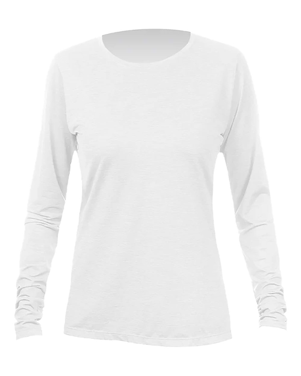 ANETIK Women's Breeze Tech Long Sleeve T-Shirt. WSBRZL0 - White Heathered