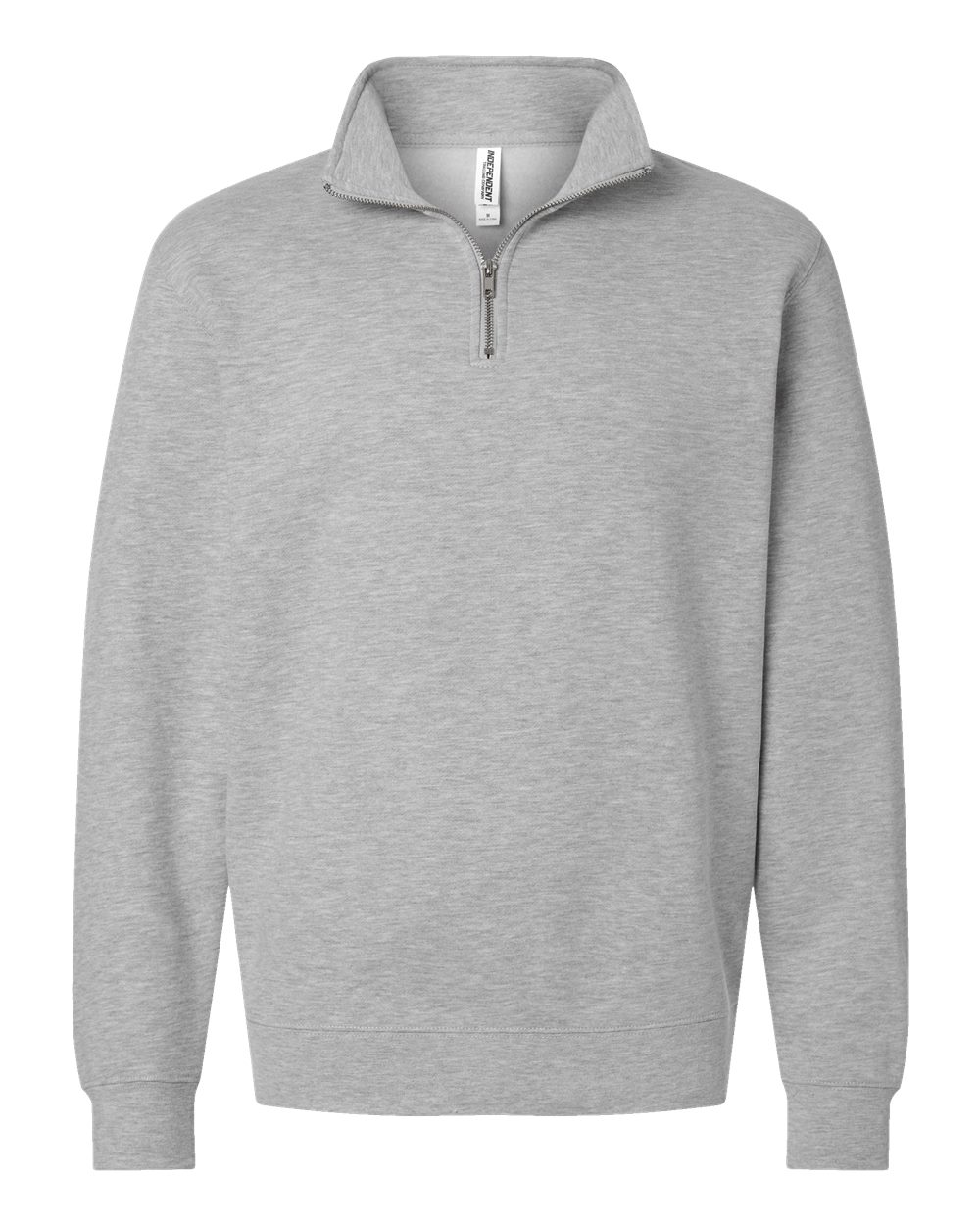Independent Trading Co. Unisex Midweight Quarter-Zip Pullover. SS4600QZ - Grey Heather