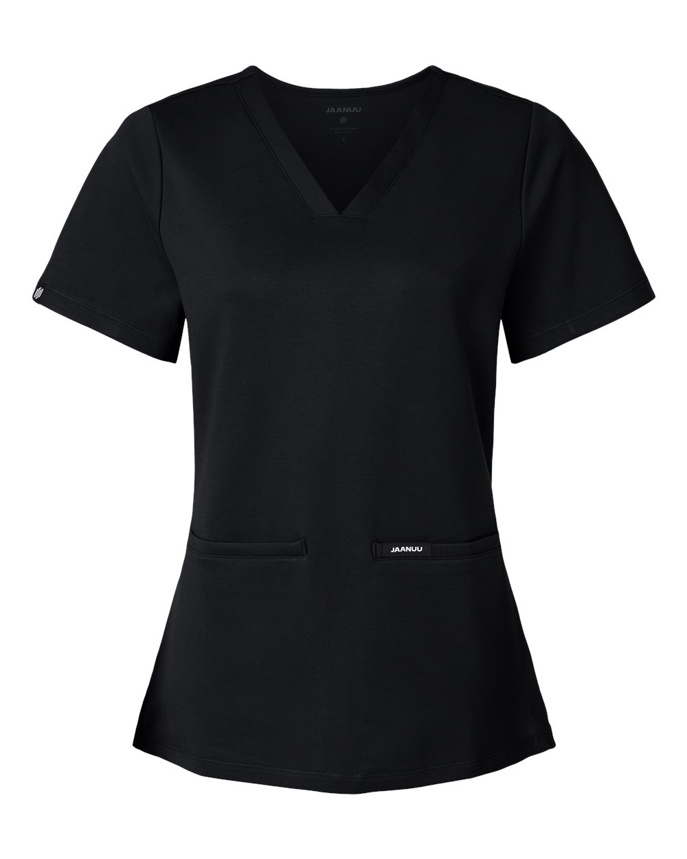 Jaanuu Women's Cesi UltraSOFT™ Scrub V-Neck Top. W30003 - Black