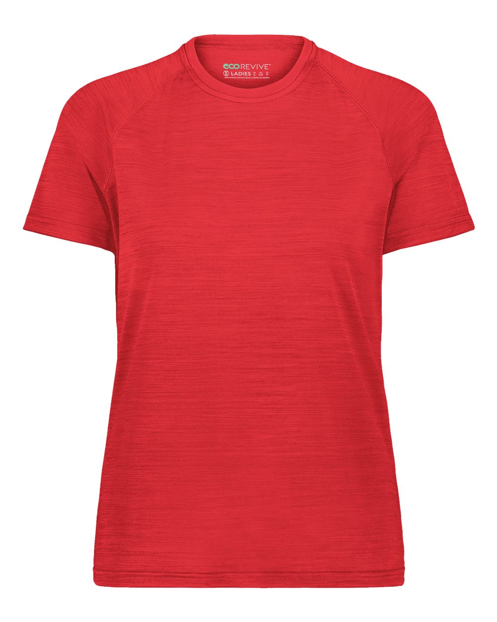 Holloway Women's Eco Revive™ All-Pro T-Shirt. 222754 - Scarlet Heather