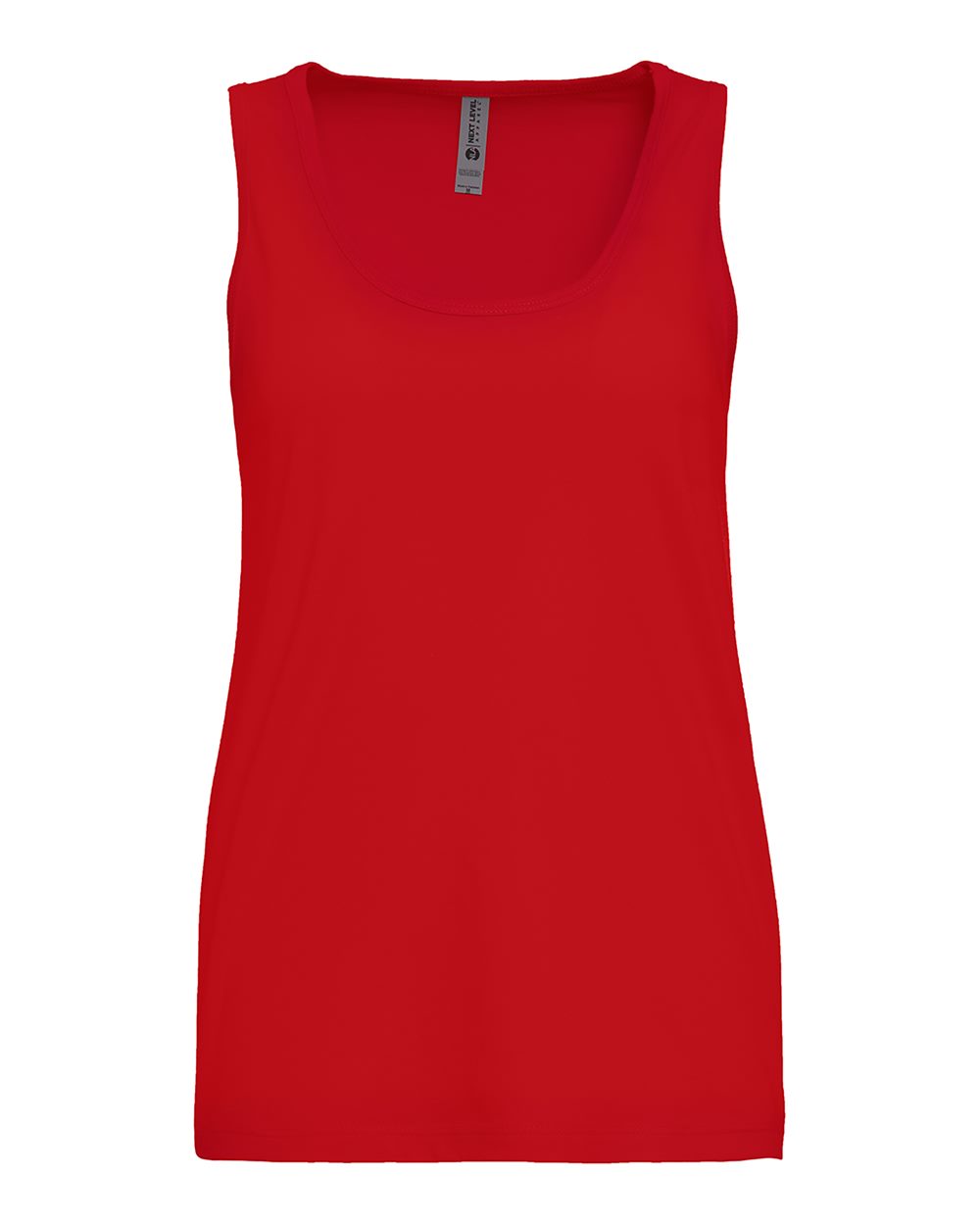 Next Level Women's Cotton Tank. 3933 - Red
