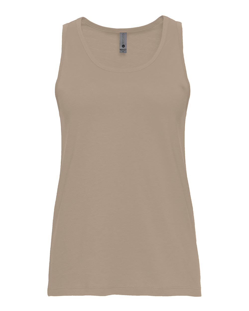 Next Level Women's Cotton Tank. 3933 - Tan