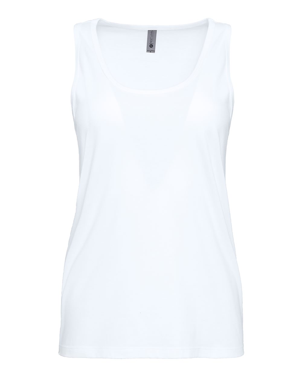 Next Level Women's Cotton Tank. 3933 - White