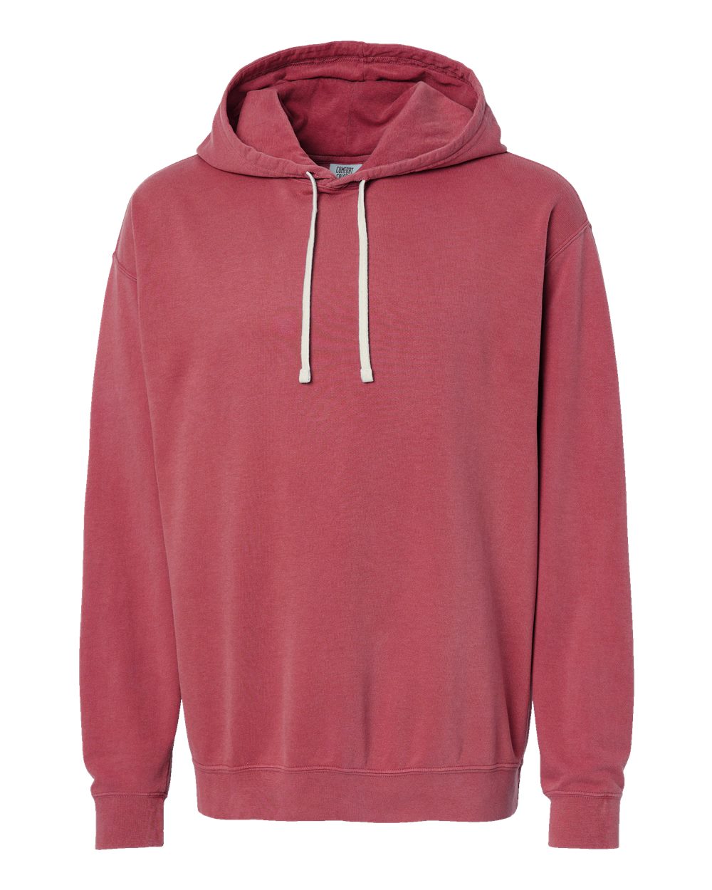Comfort Colors Unisex Garment-Dyed Lightweight Hooded Sweatshirt. 1467 - Crimson