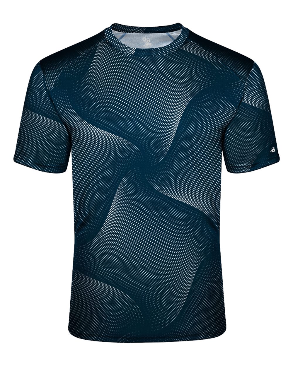 Badger Youth Warp T-Shirt. 2213 - Navy
