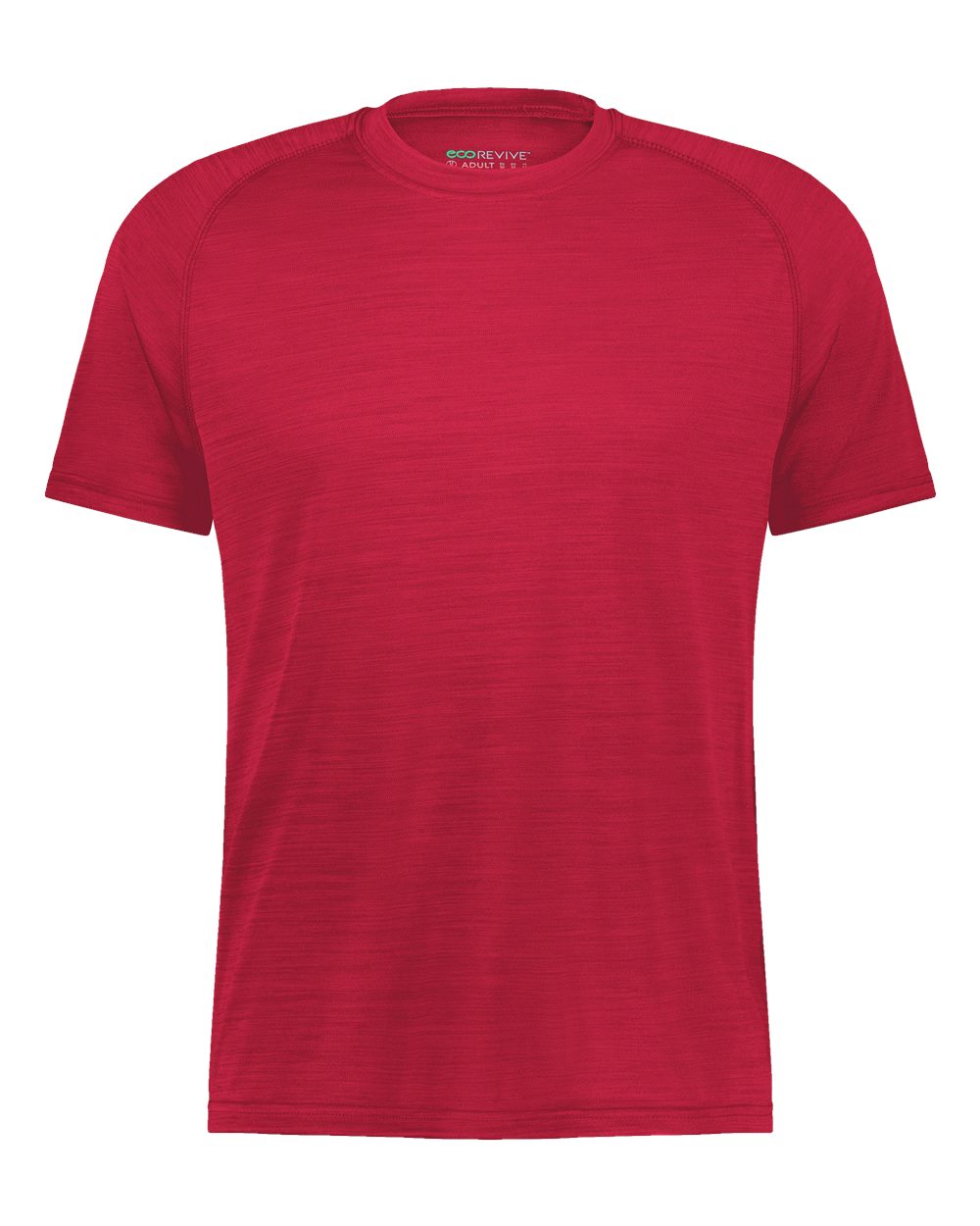 Holloway Youth Eco Revive™ All-Pro T-Shirt. 222654 - Scarlet Heather