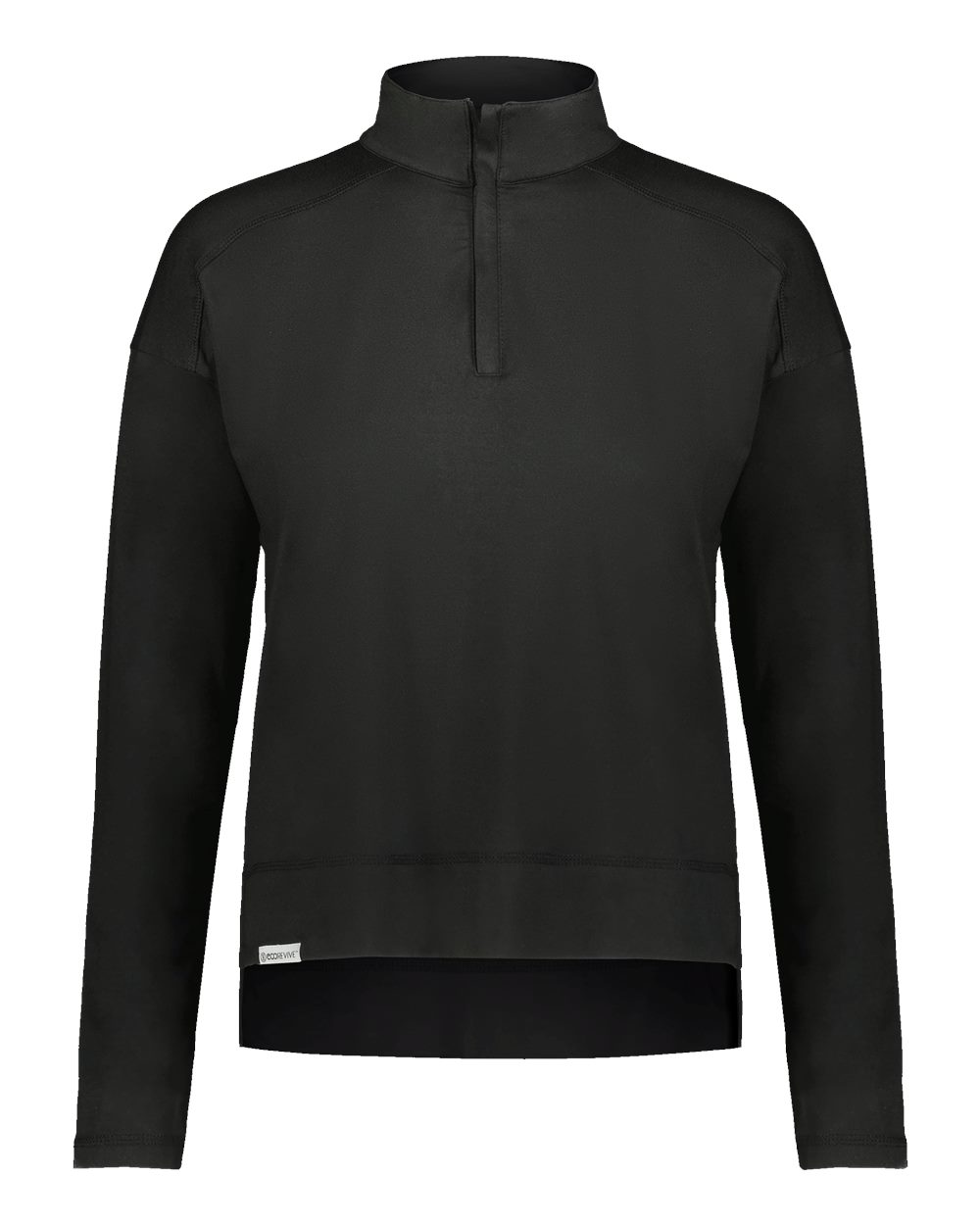 Holloway Women's Eco Revive™ Ventura Soft Knit Quarter-Zip Pullover. 223753 - Black