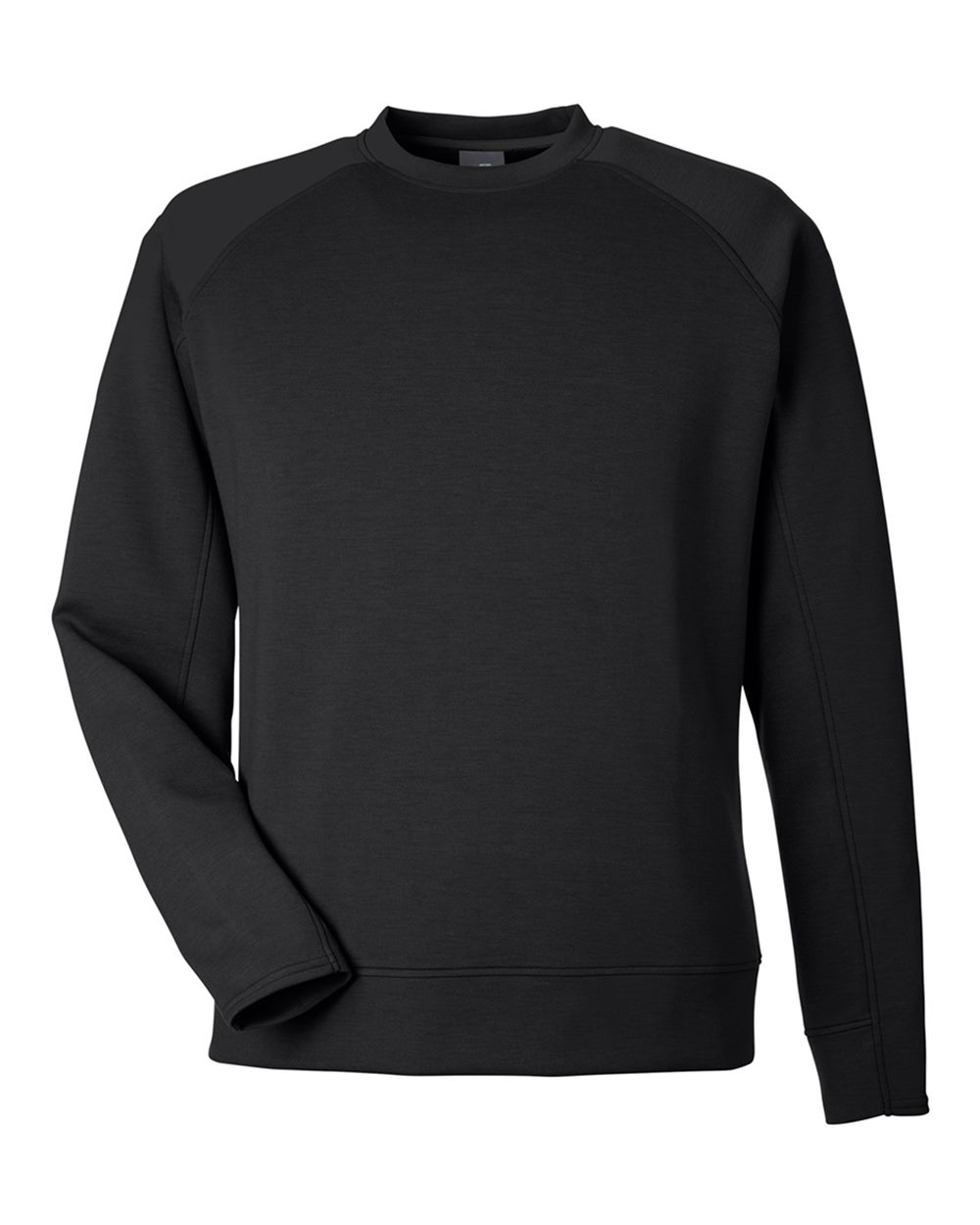 J. America Unisex Apex Fleece Crewneck Sweatshirt. 8752 - Black