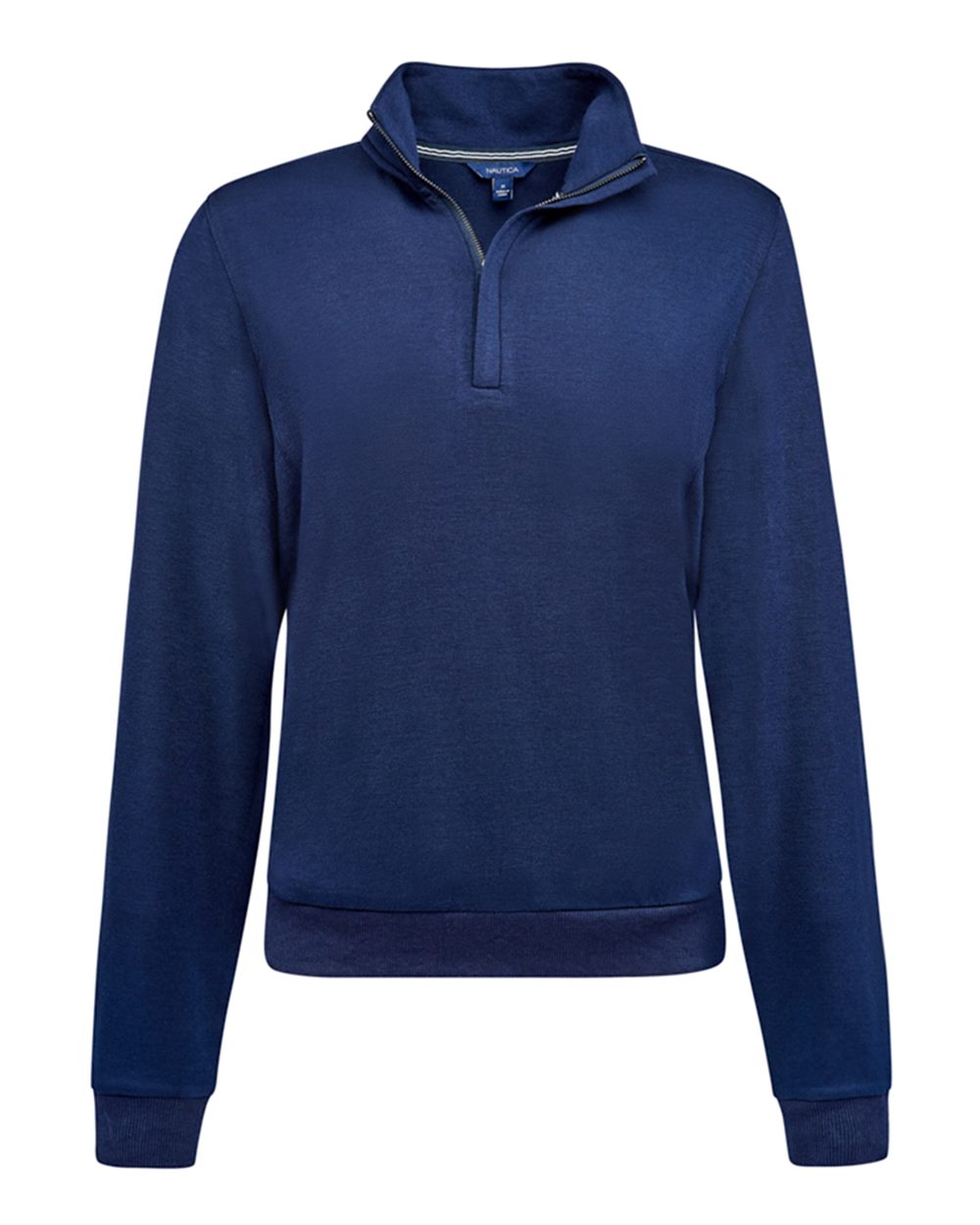 Nautica Women's Explorer Fleece Quarter-Zip Pullover. N18091 - Navy