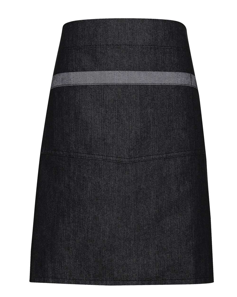 Artisan Collection by Reprime Domain Contrast Denim Waist Apron. RP128 - Black Denim