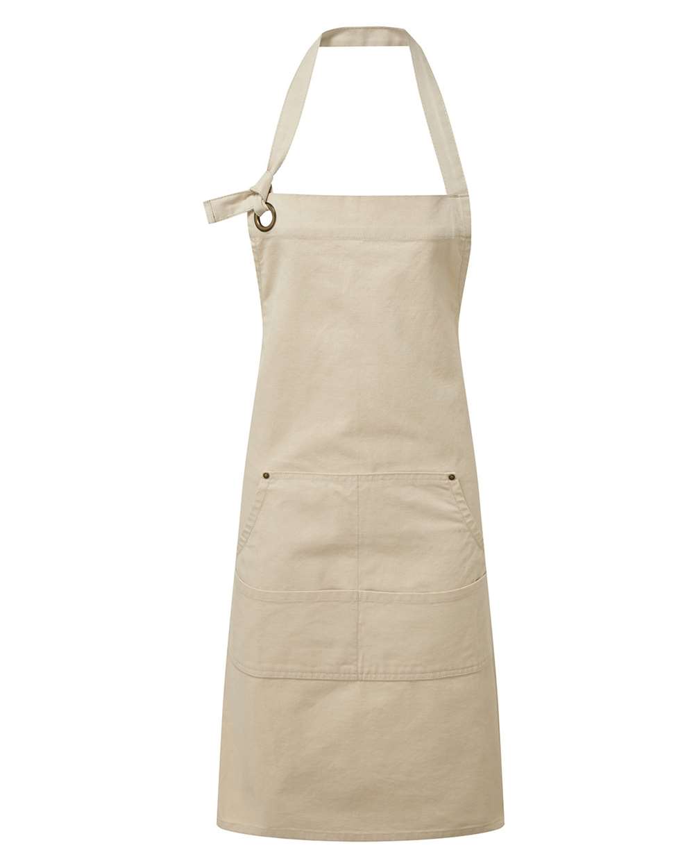 Artisan Collection by Reprime Calibre Heavy Cotton Canvas Pocket Apron. RP137 - Natural