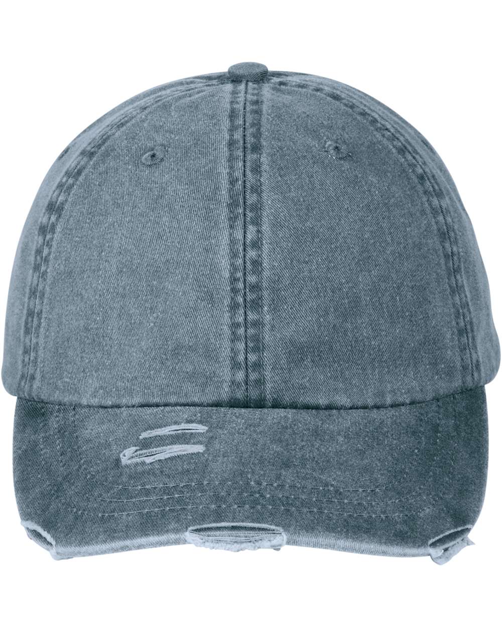 Adams Headwear Classic Pigment Distressed Dad Hat. LP108 - Navy
