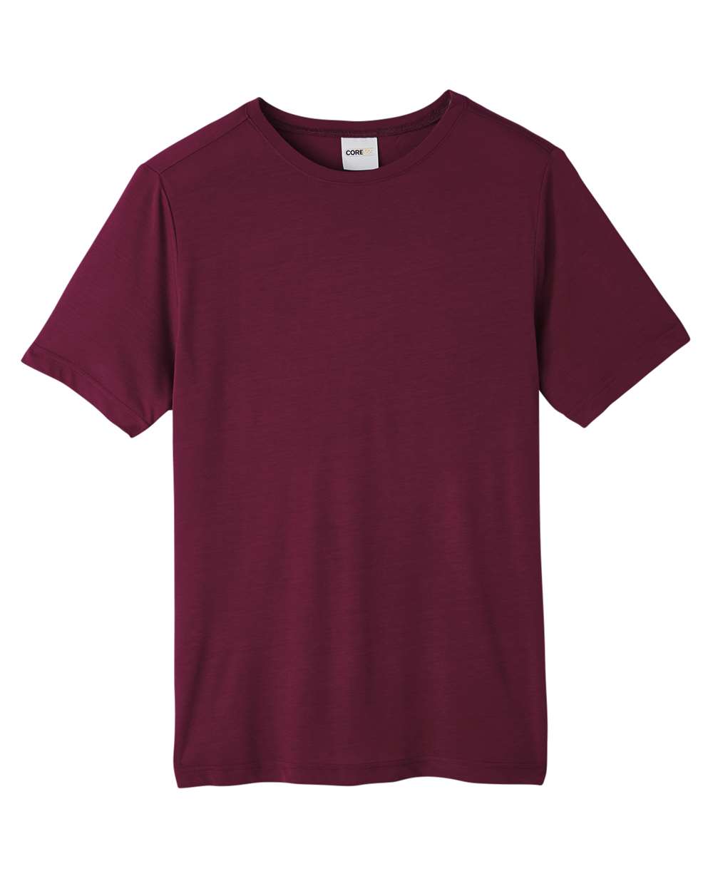 CORE365 Unisex Fusion ChromaSoft™ Performance T-Shirt. CE111 - Burgundy