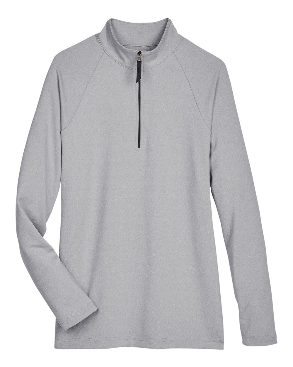 Devon & Jones Women's CrownLux Performance® Clubhouse Micro-Stripe Quarter-Zip Pullover. DG480W - Black