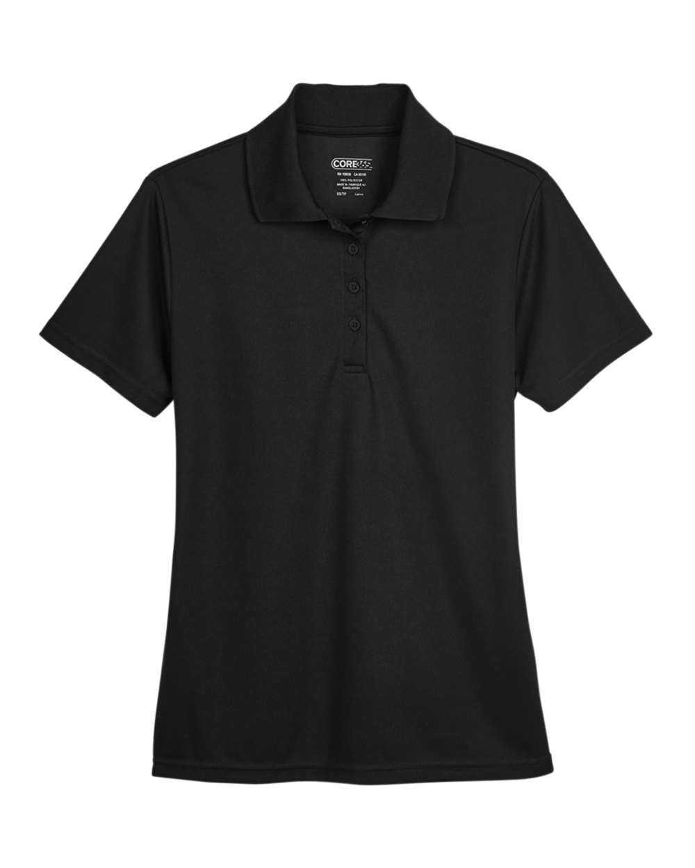 CORE365 Women's Origin Performance Piqué Polo. 78181 - Black