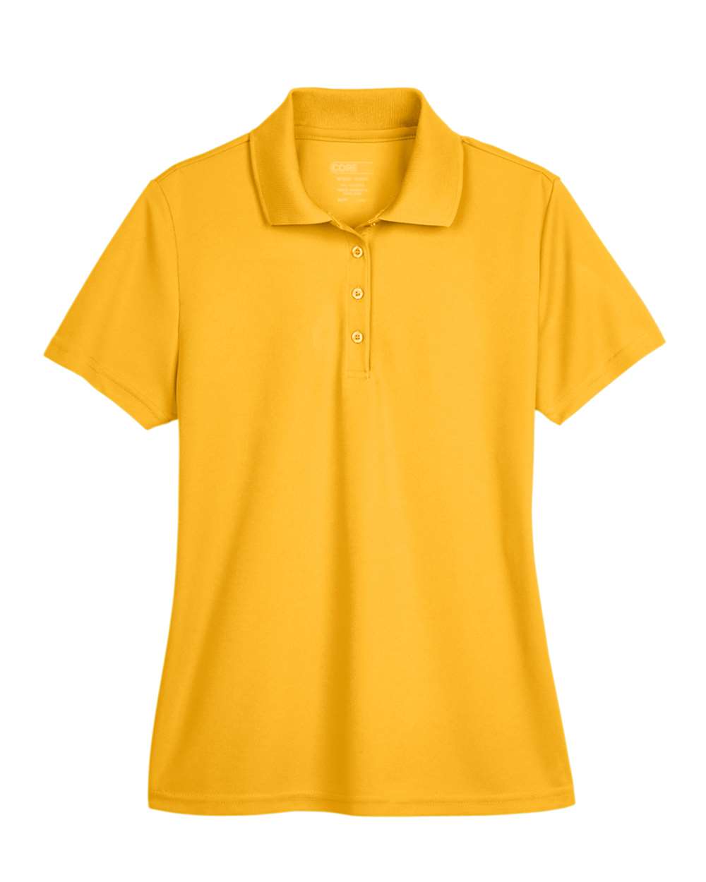 CORE365 Women's Origin Performance Piqué Polo. 78181 - Campus Gold