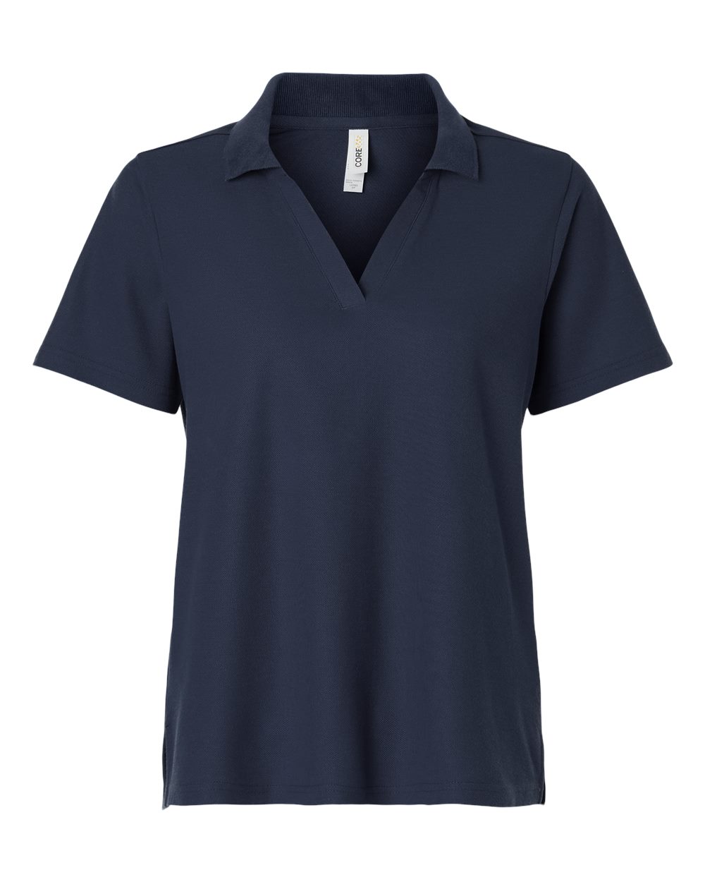 CORE365 Women's Resolve CVC Performance Pique Polo. CE106W - Classic Navy