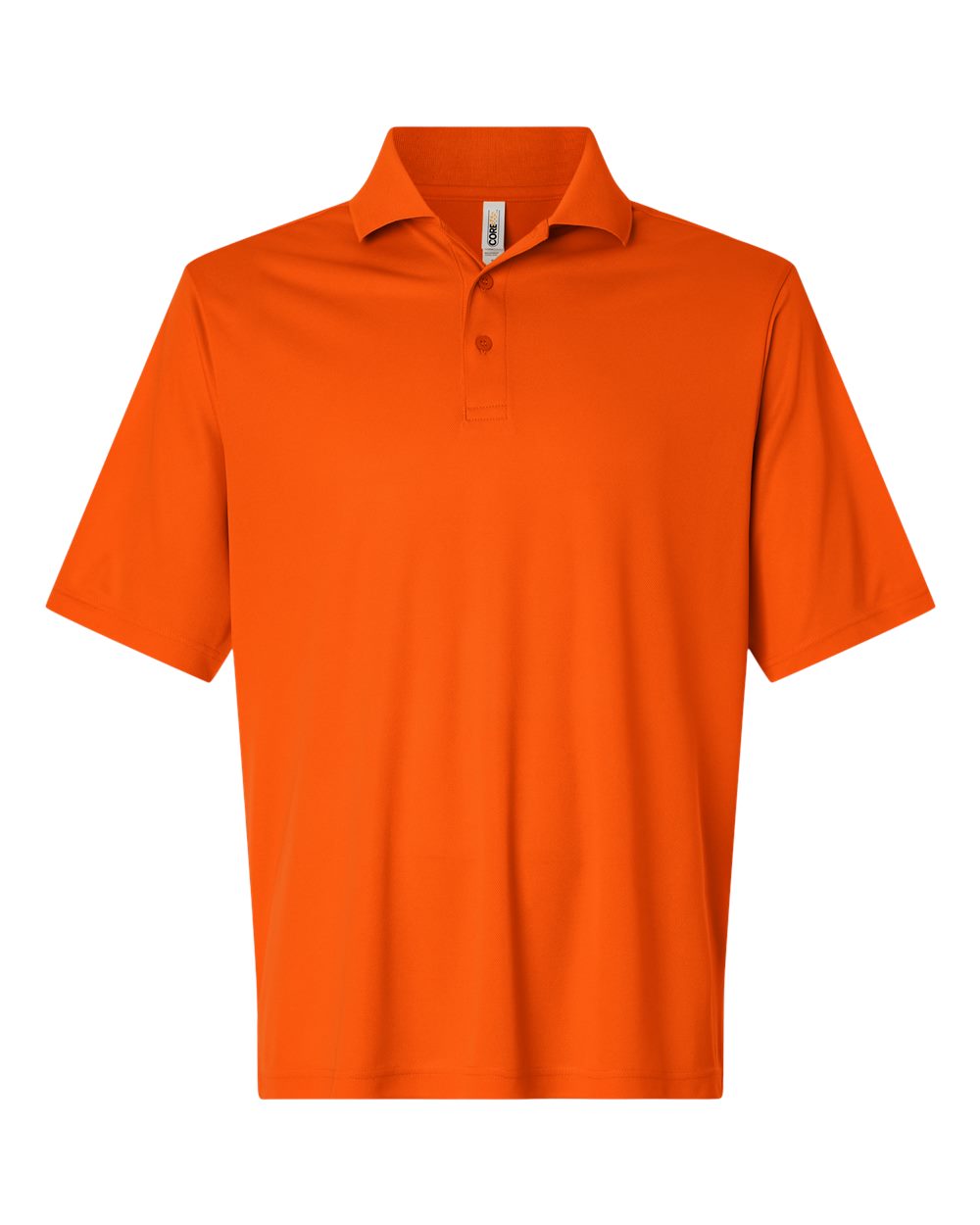 CORE365 Men's Nova Performance Pique Polo. CE108 - Campus Orange