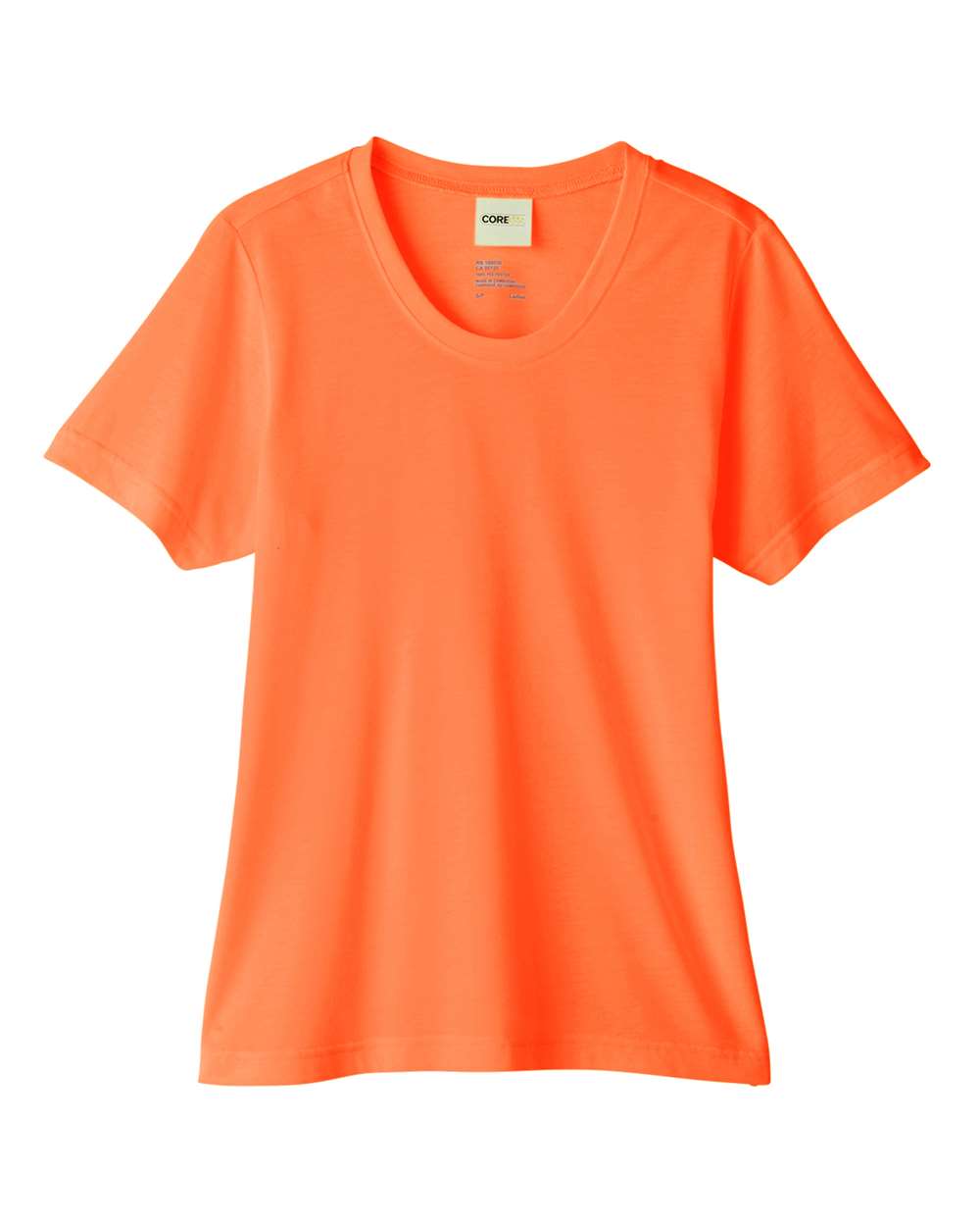 CORE365 Women's Fusion ChromaSoft™ Performance T-Shirt. CE111W - Campus Orange