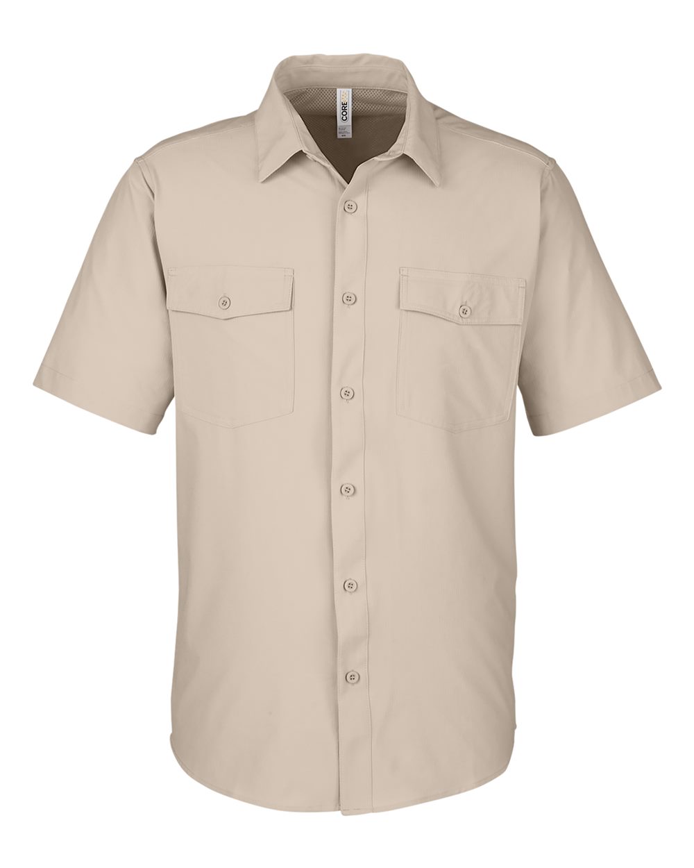 CORE365 Men's Ultra UVP® Marina Shirt. CE510 - Stone