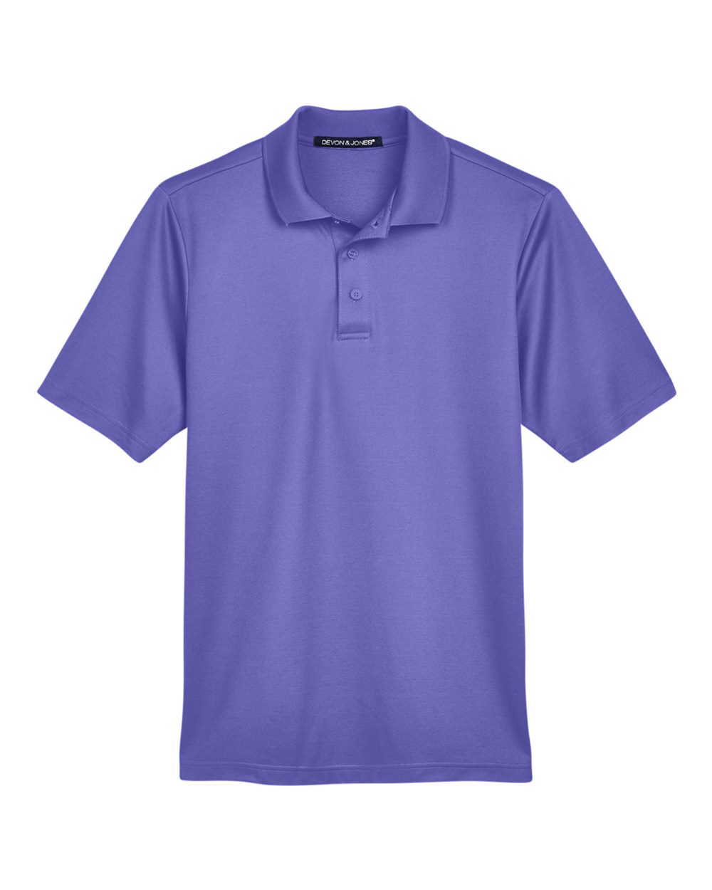 Devon & Jones Men's CrownLux Performance® Plaited Polo. DG20 - Grape