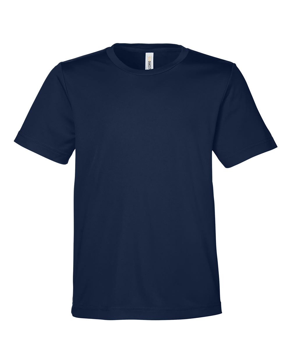 CORE365 Youth Capital Performance T-Shirt. CE10Y - Classic Navy