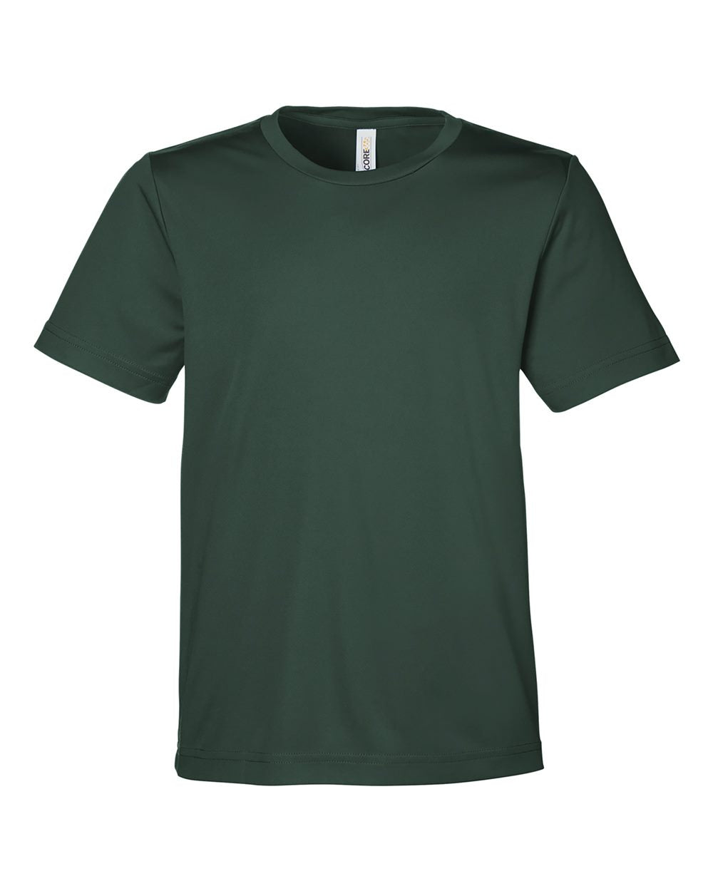 CORE365 Youth Capital Performance T-Shirt. CE10Y - Forest